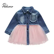 Детское платье в стиле пэчворк с карманами для девочек новое осеннее модное милое бальное платье оборками с длинными рукавами Vestidos