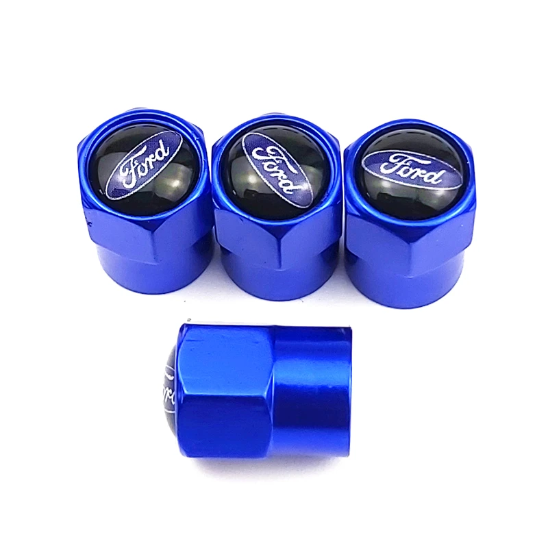 

4PCS Car Wheel Tire Valve Stem Caps waterproof Cover For Ford focus 2 focus 3 Fiesta EcoSport ESCORT car accessories car styling