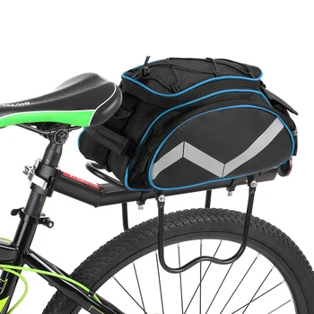 

Bicycle Bag Multifunction 13L Bike Tail Rear Seat Bag Cycling Bicycle Basket Rack Trunk Bag Shoulder Handbag MTB saddle bag