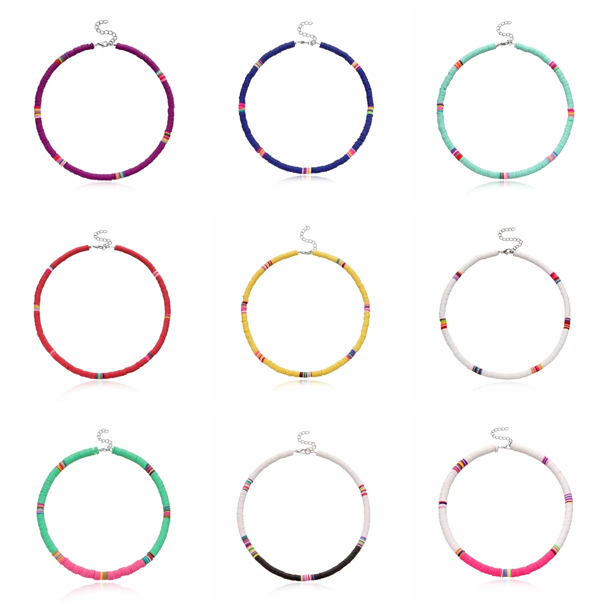 JOYA GIFT Boho Surfer Beaded Choker Necklace for Holiday Women Girls | Украшения и аксессуары