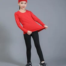 Детская одежда; комплект из 2 предметов; Быстросохнущий компрессионный спортивный костюм для девочек; Спортивный костюм для бега; тренировочный костюм для бега; нижнее белье