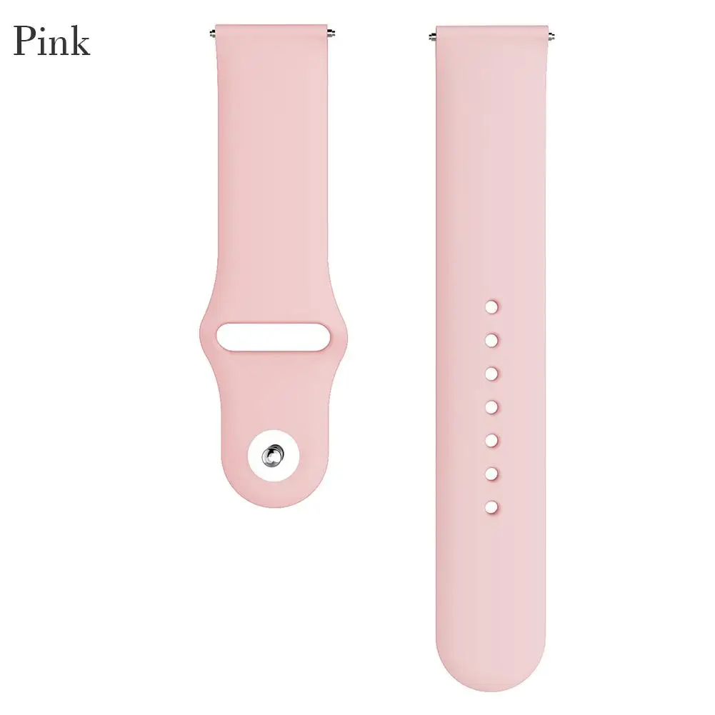 Pink Ремешок на запястье для POLAR Vantage M Smartwatch браслет на запястье Сменные аксессуары Мягкая силиконовая лента унисекс - Цвет ремешка: Pink