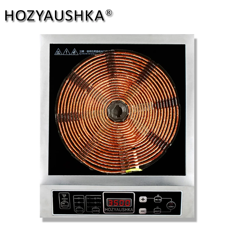 High-power induction cooker 3500W commercial stainless steel induction cooker household stir fry battery 2