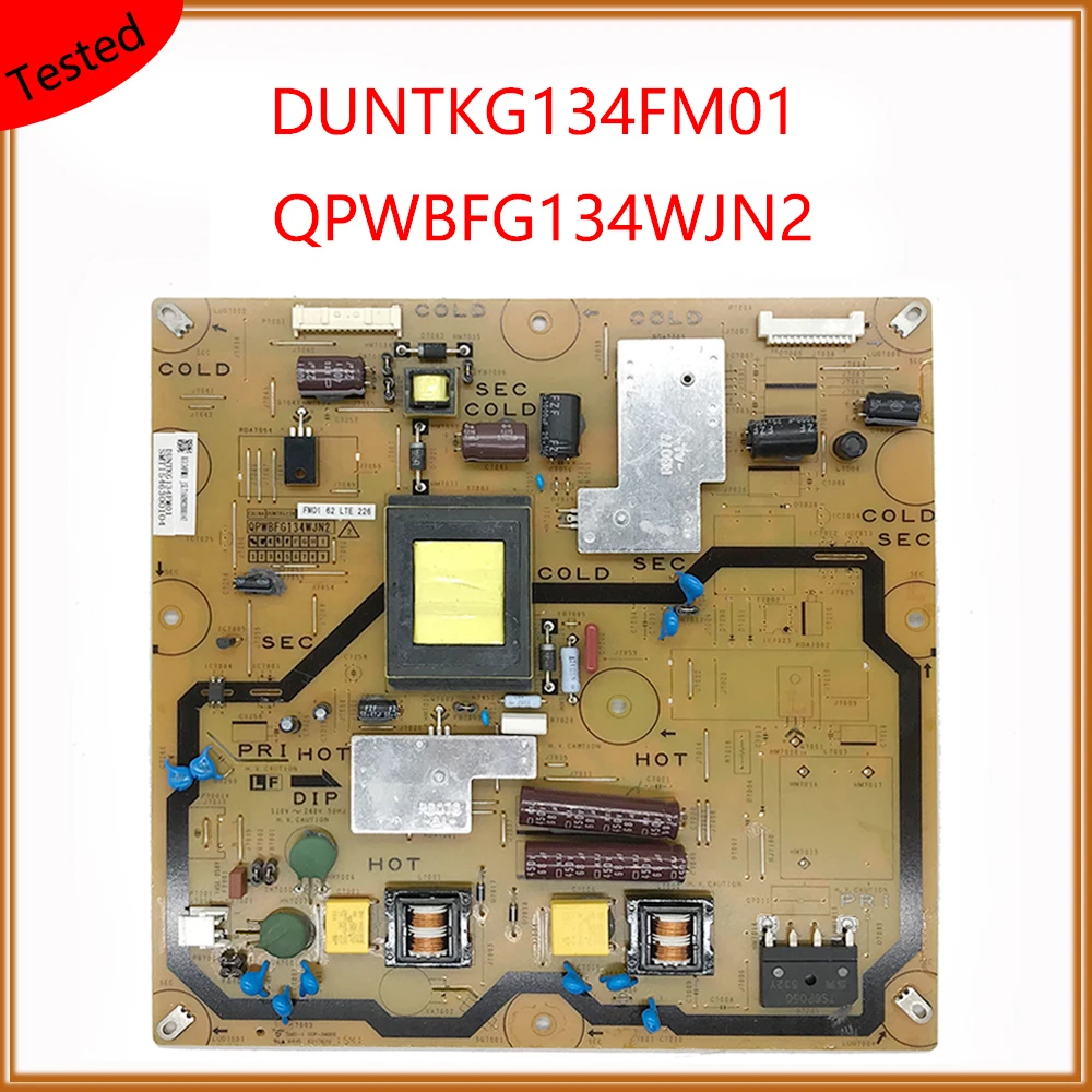 Оригинальный блок питания DUNTKG134FM01 QPWBFG134WJN2 плата для телевизора DUNTKG QPWBF