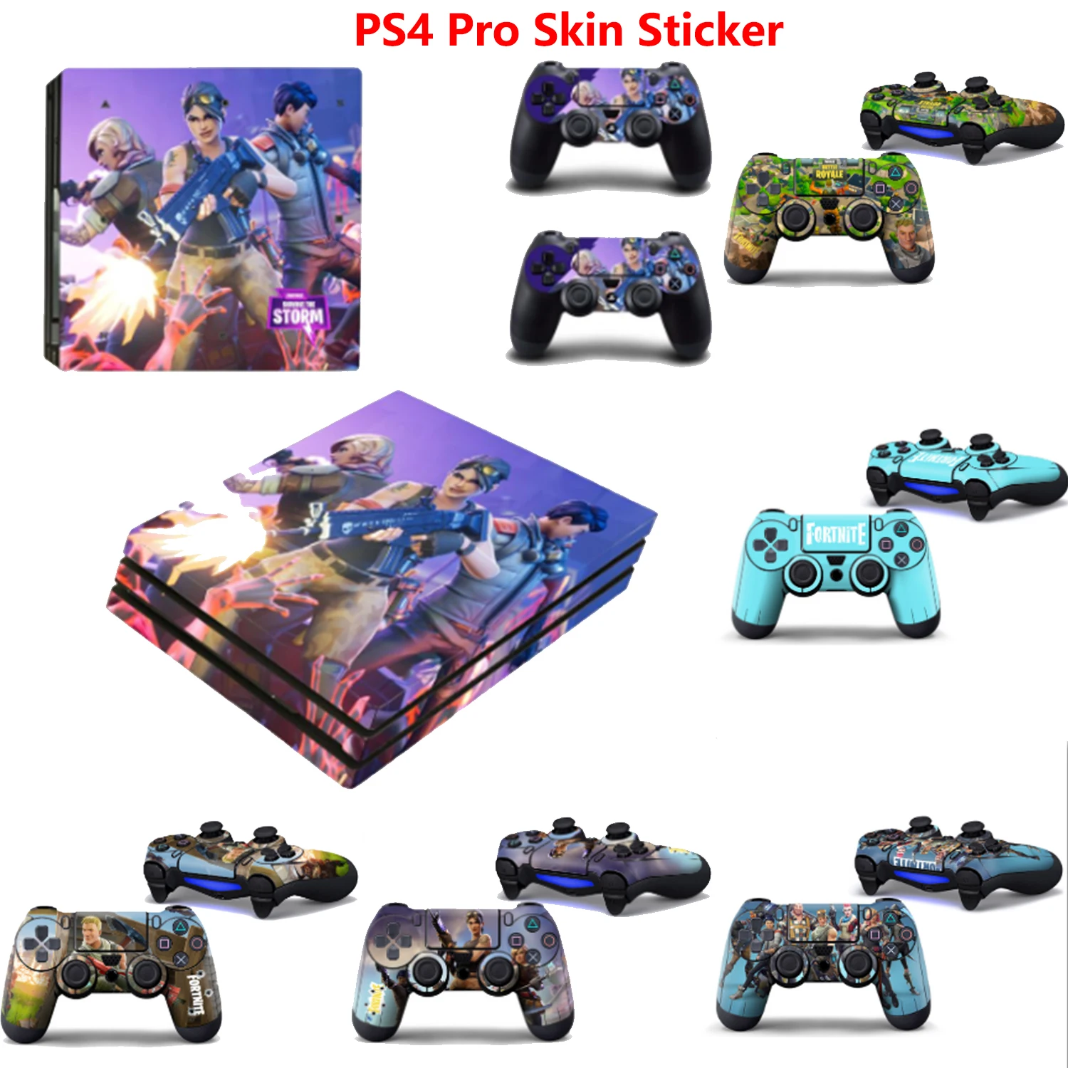 Виниловая наклейка для консоли Sony Playstation 4 и 2 контроллеров PS4 Pro|Мягкие игрушки