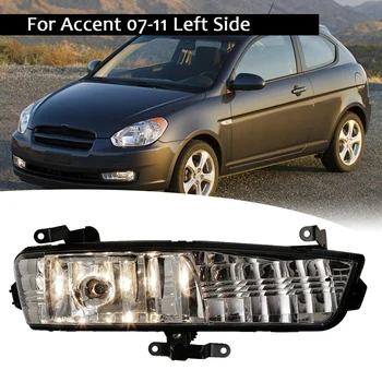 

for Hyundai Accent 2007-2011 Car Left Driver Side Front Bumper Clear Lens Fog Light Lamp 92201-1E000