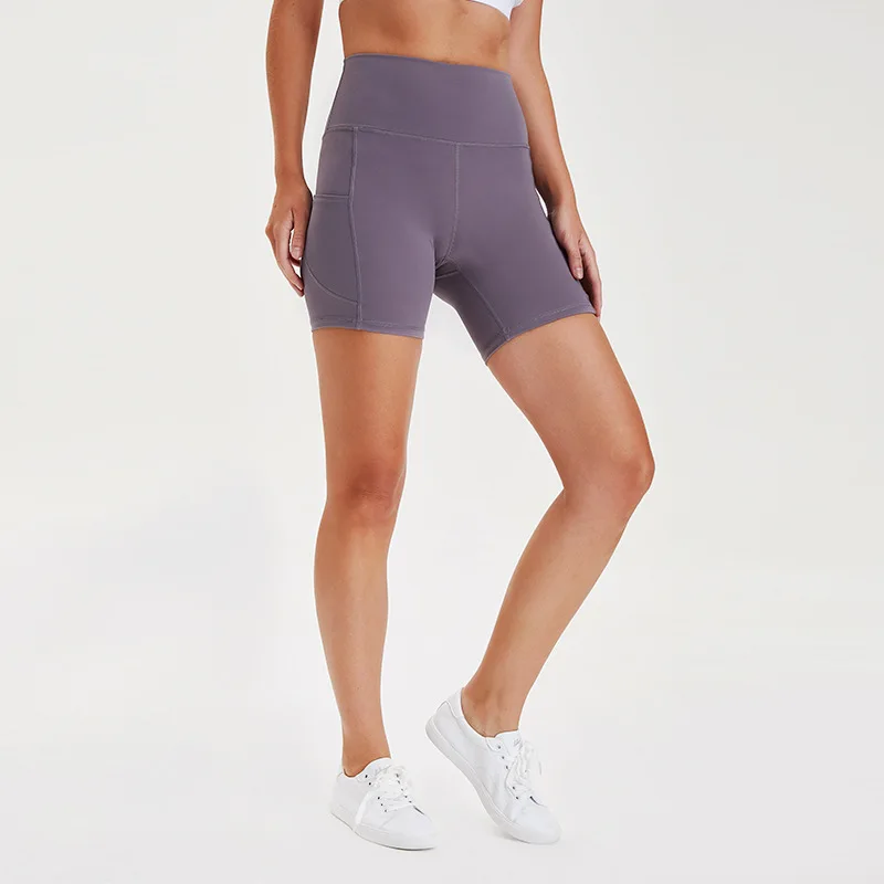 Mermaid curve Fitness Jogger Shorts Women High Waist Solid Sport Workout Shorts Slim Tummy Control Gym Athletic Running