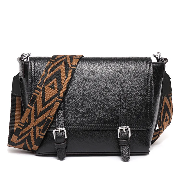 

Head Layer Chao Female Single Shoulder Bag Diagonal Span Genuine Leather Postman Small