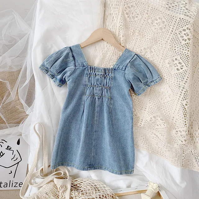 KidsBaron Adorable Denim Dress