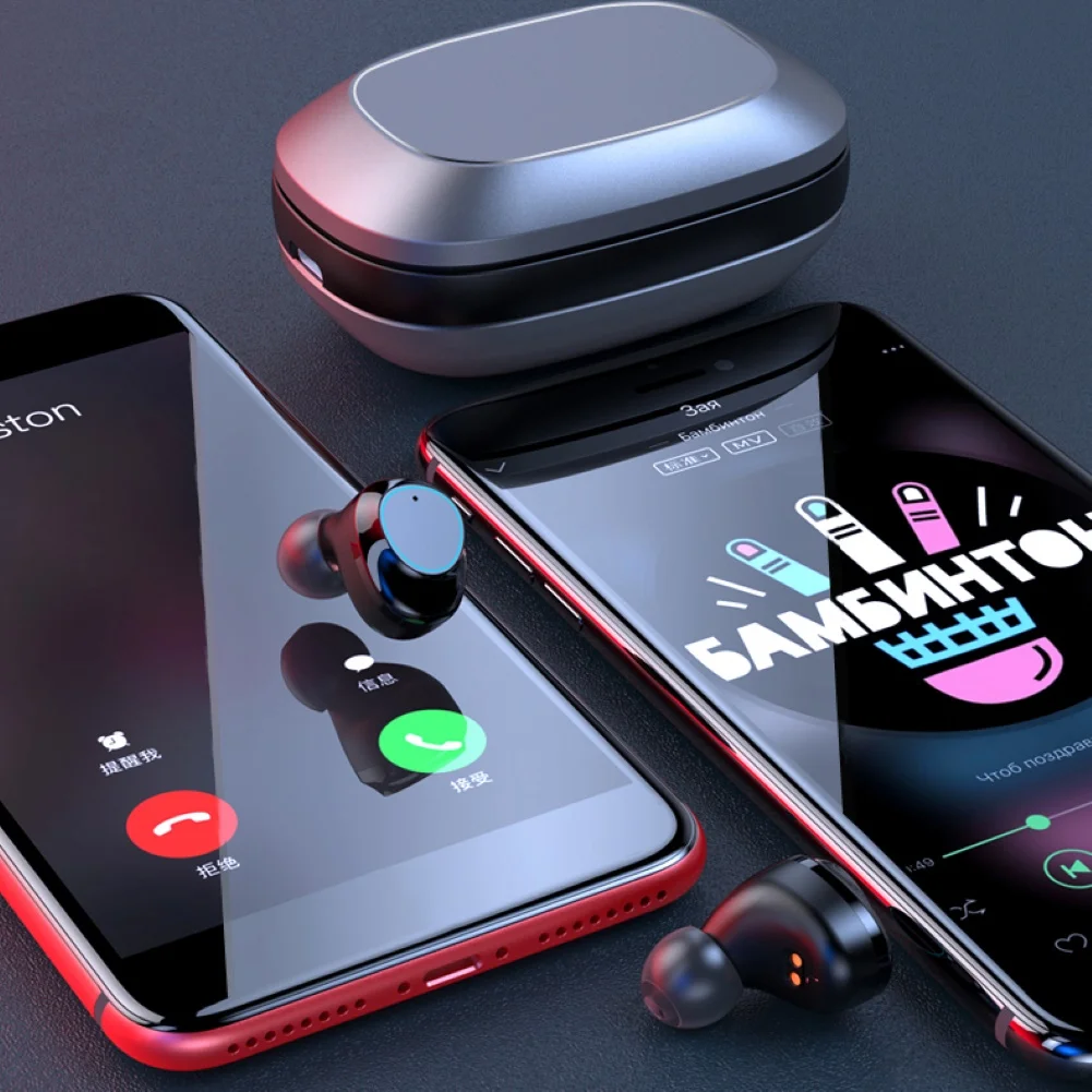 TWS G16 Bluetooth наушники 5,0 Сенсорное управление Led-цифровой дисплей Blutooth наушники стерео водонепроницаемый шумоподавление зарядная коробка
