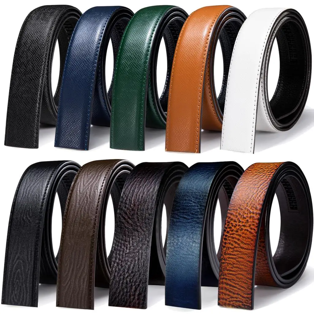 3.5cm Width Mens Replacement Belts Black Blue Brown Red White Green ...