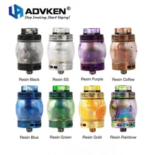 Advken Манта RTA Смола версия 4,5 мл бак 24 мм RTA w/Resign 810 капельного наконечника и двойной катушки построить палубе Vape Танк Vs Zeus X