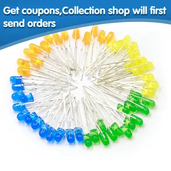

100pcs Red LED 3MM Red light-emitting diode Red turn Red