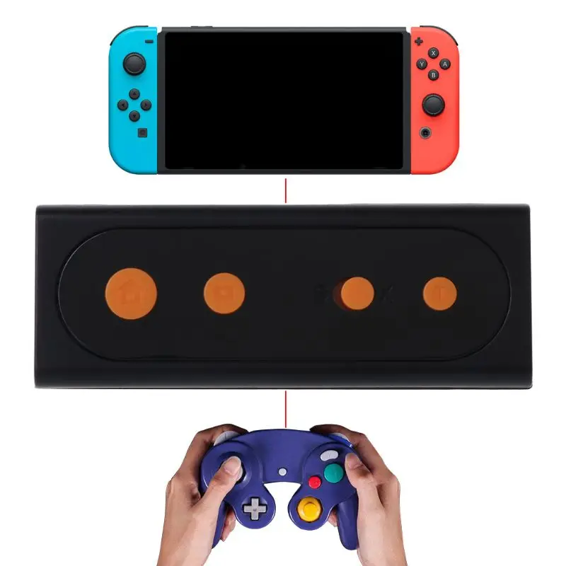 

Wireless Bluetooth Converter Durable Handle Gamepad Controller Converter Game Accessories for Switch GC PC Accessories U50D