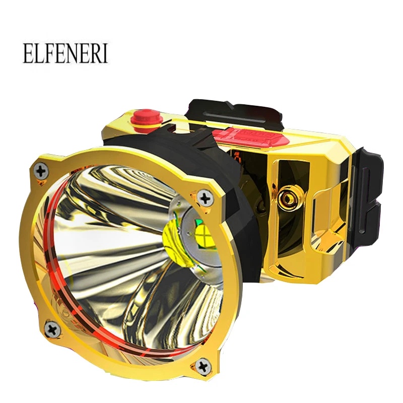 LED Headlamp High Light Long Shot Rechargeable Waterproof Super Bright Night LightMine Lamp Outdoor Household Flashlight | Лампы и