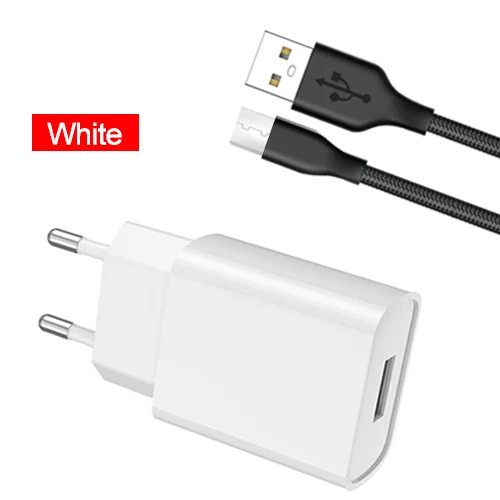 PUJIMAX USB зарядное устройство 3,0 18 Вт Быстрое зарядное устройство для телефона с 1 м USB кабель для iPhone X xs 8 7 iPad samsung Galaxy htc Xiaomi huawei - Тип штекера: with micro cable