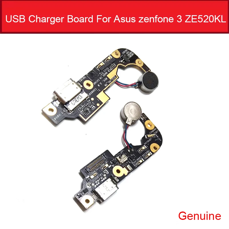 ZE520KL Подлинный зарядный usb-разъем порт плата гибкий кабель для Asus Zenfone 3 ZE520KL Z017D микрофон USB Зарядное устройство Док-станция Соединительная плата - Цвет: ZE520KL
