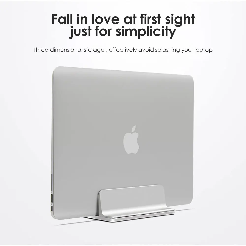 Suporte para Macbook Suporte de Alumínio com Tamanho Ajustável para Notebook Vertical Portátil 15 16 Desktop Doca Suporte ar Pro 13 - Imagem 2