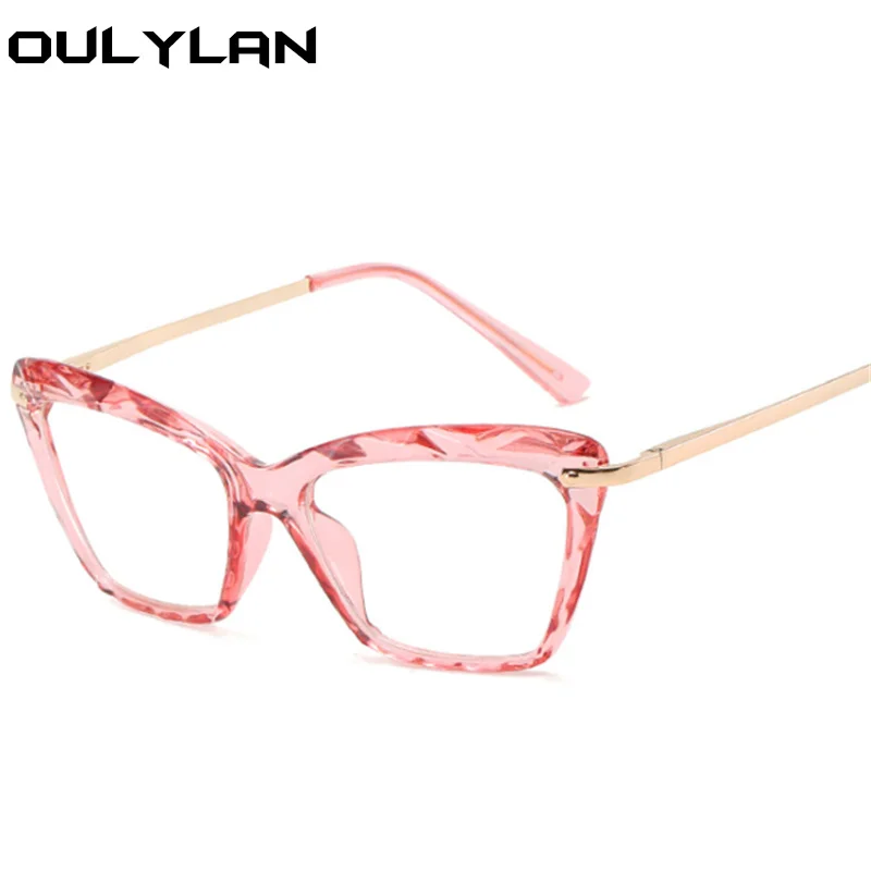 Oulylan, ретро очки, оправа, женские очки, компьютер, близорукость, оптические, женские, Ретро стиль, женские очки, прозрачные линзы, оправа для очков