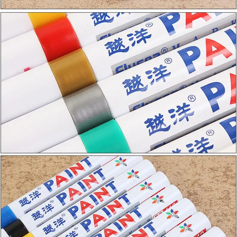 Waterproof, Non-Fading for Tire Paint Pen Permanent Car Tyre Paint Marker pen Party & Holiday DIY Decorations pen Doodle Pen Waterproof, Non-Fading for Tire Paint Pen Permanent Car Tyre Paint Marker pen Party & Holiday DIY Decorations pen Doodle Pen