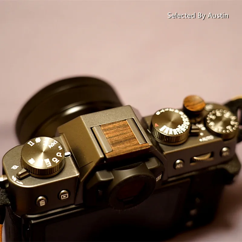 Деревянная мягкая кнопка спуска затвора для Fuji Fujifilm XT30 X T30 | Электроника