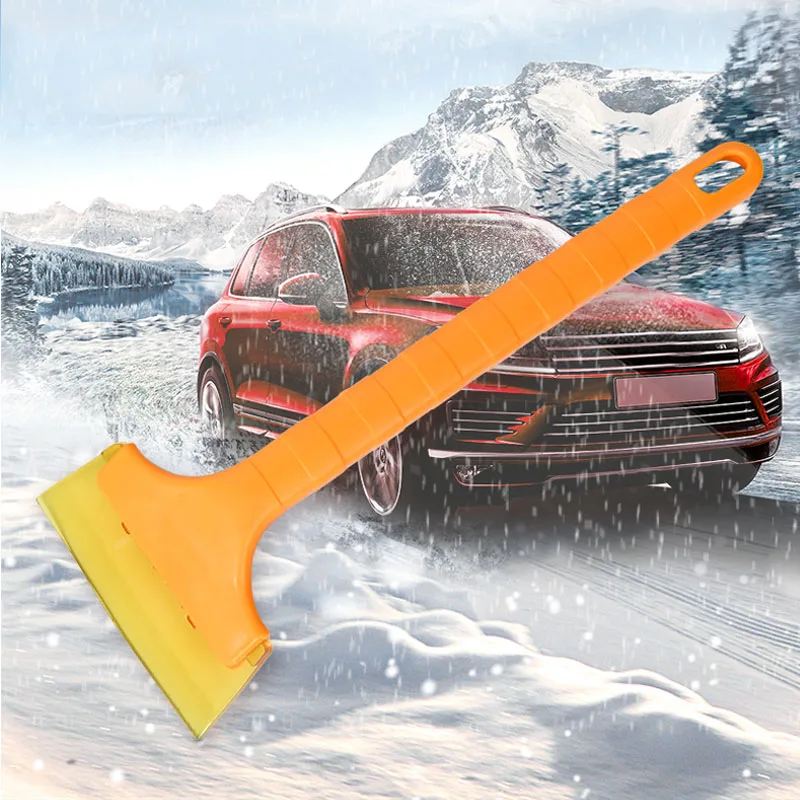 

Car Front Windshield Snow Scraper Auto Ice Remove Clean Tool Window Cleaning Winter Car Wash Accessories Snow Remover