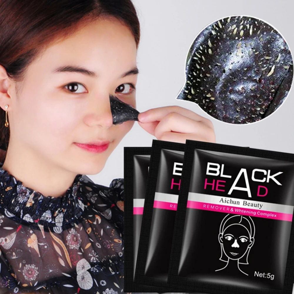 

Nose Blackhead Remover Pore Cleaner Acne Treatment Deep Nose Pore Cleasing Strips Black Head Remover Tool