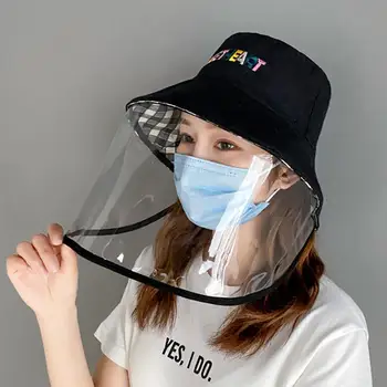 

Detachable Anti Saliva Anti-Dust Windshield Cap Fisherman'S Hat 2020 New Protective Hat Gas Mask