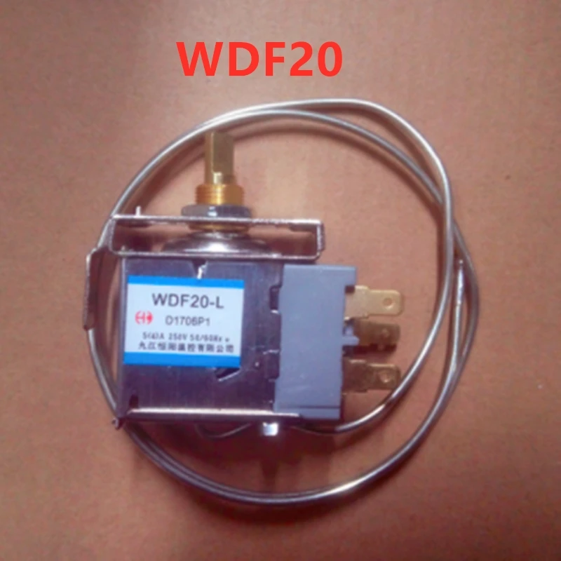 WDF20-L термостат для холодильника, 3 штифта, металлический шнур, морозильная камера, регулятор температуры, переключатель, 3 фута, WDF20