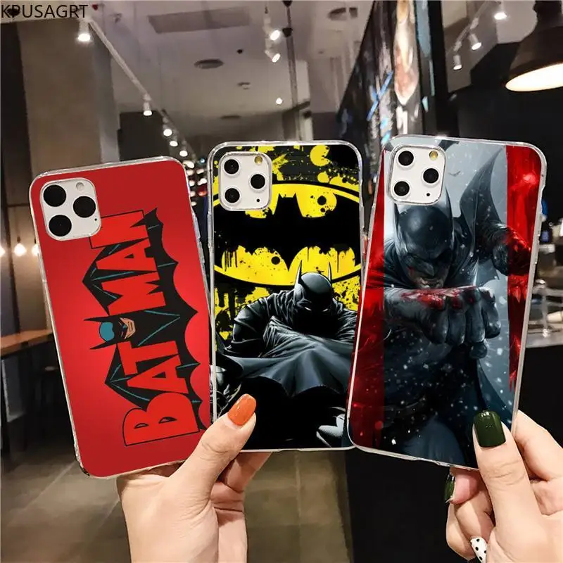 Чехол для телефона с Бэтменом DC Superhero iphone 12 pro max 11 XS MAX 8 7 6 6S Plus X 5S SE 2020 XR|Бамперы| |