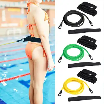 

Swimming Training Resistance Elastic Belt Water Trainer Traction Safety Rope Set Swimming Portable Outdoor Elements