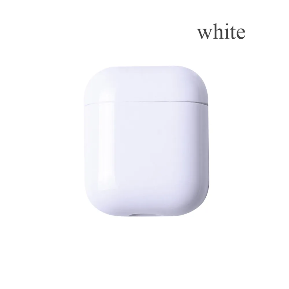 Ультра тонкий силиконовый чехол ТПУ прозрачный чехол для хранения Защитный чехол беспроводной Bluetooth чехол для гарнитуры для Airpods - Цвет: white