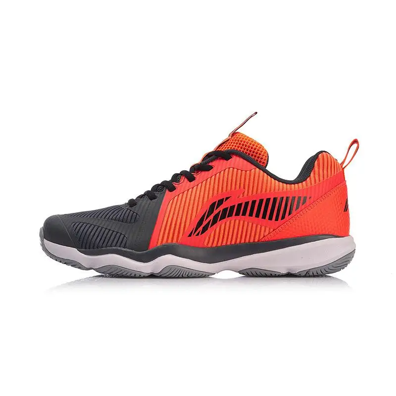 Новое поступление Li-ning профессиональная обувь для бадминтона на шнуровке, противоскользящая дышащая пластиковая Мужская Спортивная обувь - Цвет: AYTN053-3