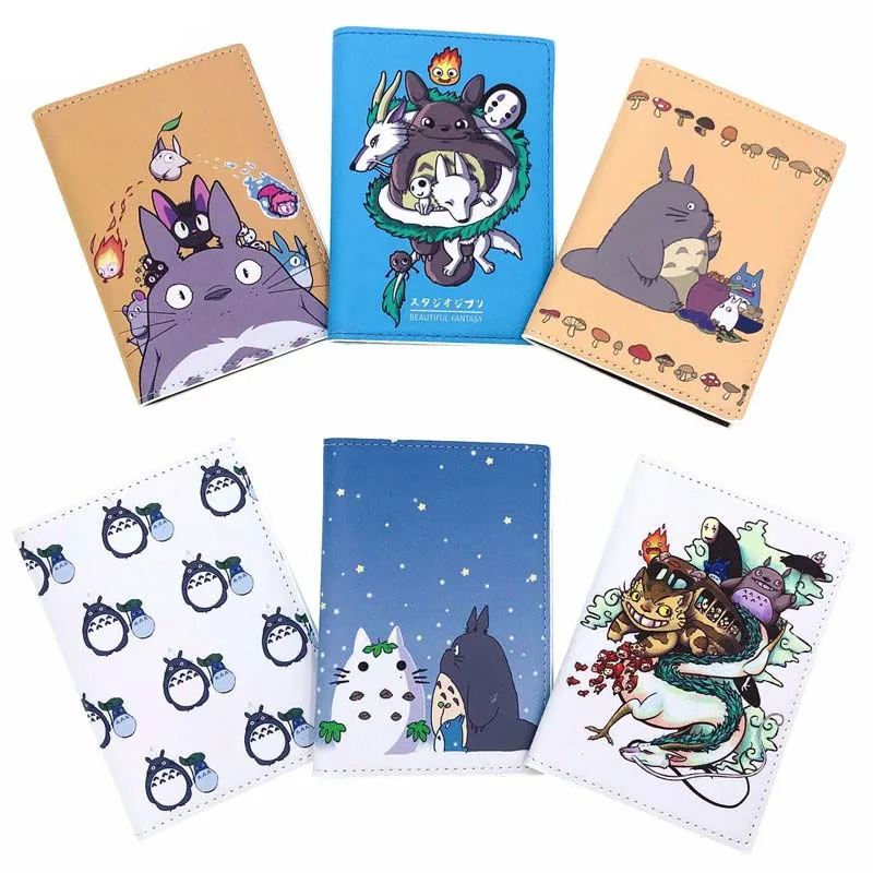 6 стилей Totoro, Семейные Аксессуары для путешествий, держатель для паспорта из искусственной кожи, чехол для паспорта, высокое качество, держатель для карт и удостоверений личности