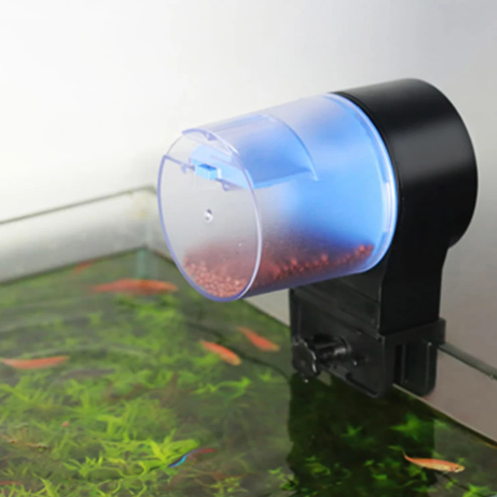 Digital Automatic Fish Feeder Aquarium Goldfish Smart Timing Auto 8/12/24 hours Timer Food Feeding Tools​ | Дом и сад