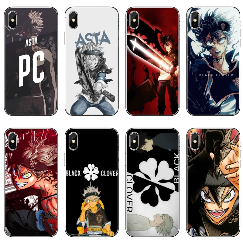 Manga Anime Black Clover For Xiaomi Mi 9 8 SE Pro A1 A2 Lite 6 6X 5 5s 5x note mix 2s 3 max 2 soft tup cover case | Мобильные