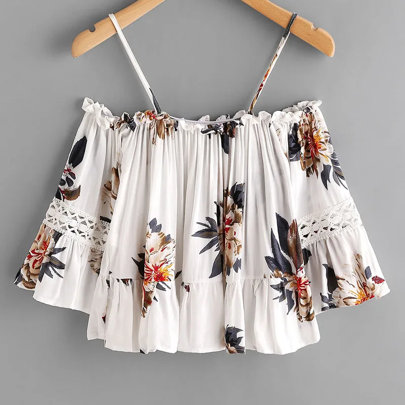 S-XXL 2020 весна новые летние Blusa Feminina женская рубашка Сексуальная Блузка с цветочным
