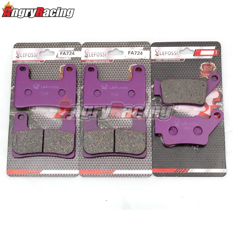 Carbon fibre Motorcycle Front Rear Brake Pads For BMW S1000R S1000RR