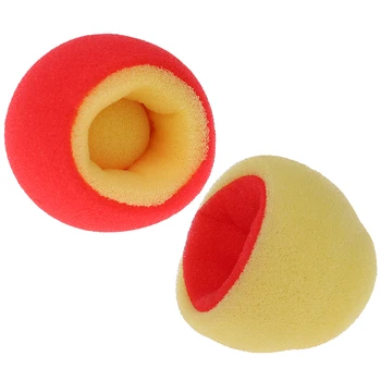 2 Pcs/ Set Color Change Sponge Ball Magic Tricks Fun Super Soft Sponges Changing Ball Square Close Up Magic Stage Magic Props 1