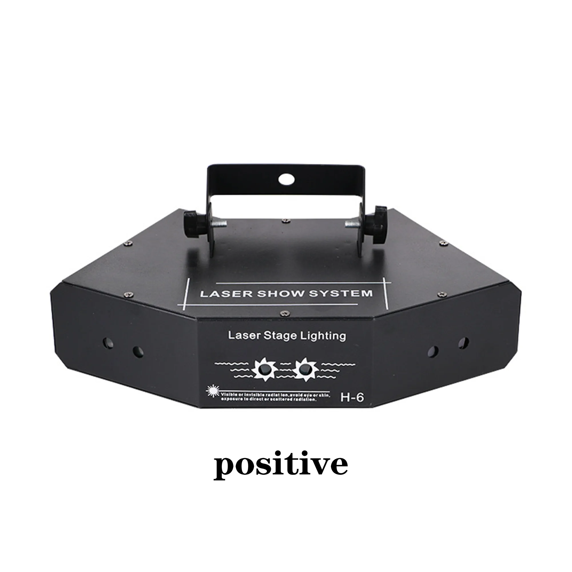 Sistema de Luzes com Efeitos de Discoteca para Shows Festas e Apresentações com Laser com 6 Luminária Lentes Rgb 2 Luminária laser com 6 lentes rgb, sistema