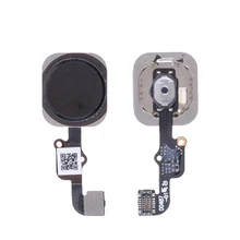 Дом кнопка ключ шлейф кабель сборка с резиной кольцо замена деталь для iPhone SE 5 5S 6 6S Plus черный