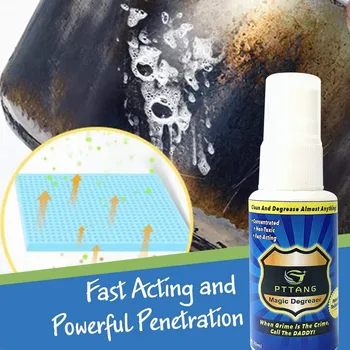 

100ml Grease Magic Degreaser Easy Cleaning Spray Oil Cleanser Bathroom Kitchen Tool Household Cleaning Chemicals Cleaner