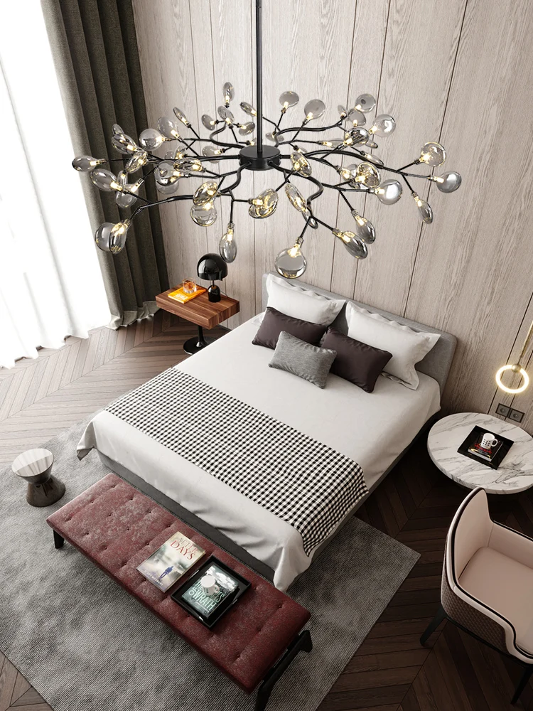 Скандинавская люстра в виде ветвей дерева современный светодиодный светильник