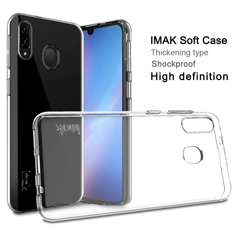 Прозрачный чехол Imak из ТПУ для samsung Galaxy A20e мягкий силиконовый задняя крышка