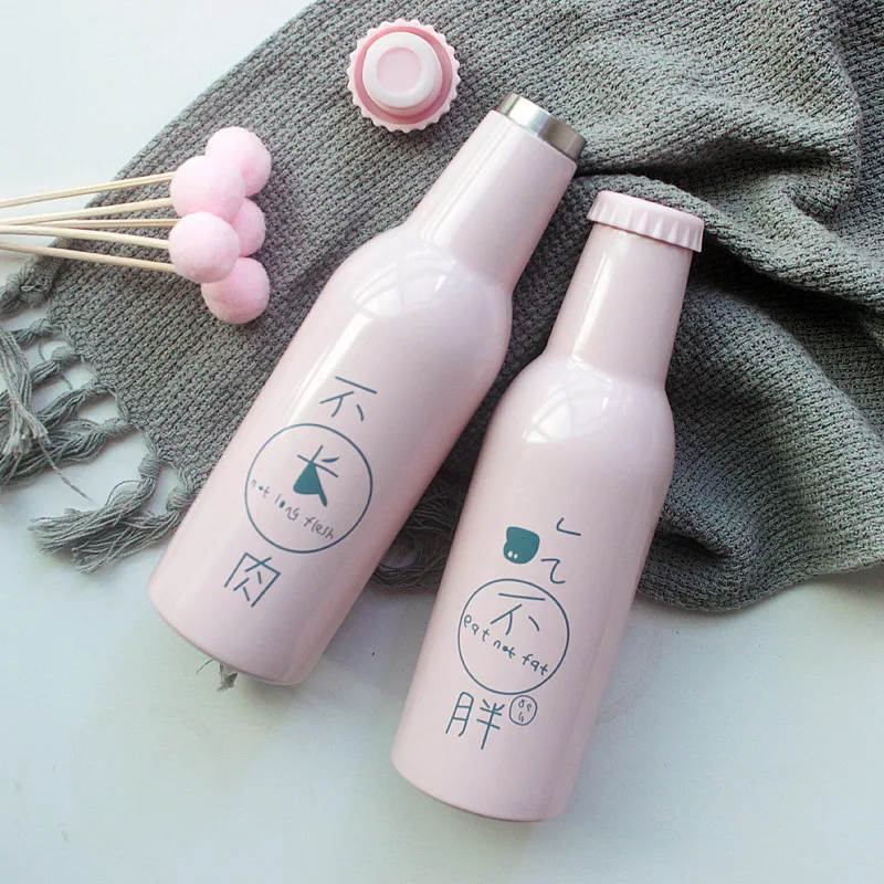 

Korean-style Men And Women Students Creative Trend Cool Simple INS Online Celebrity Water Cup Literature And Art Fresh And Lovel