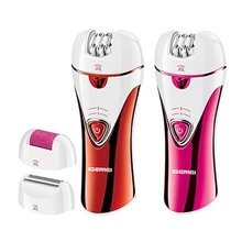 3в1 женский Электрический эпилятор, женский эпилятор для лица, Женская бритва, набор мозолей для ног, бикини, триммер для Депиляции Тела, триммер для ног