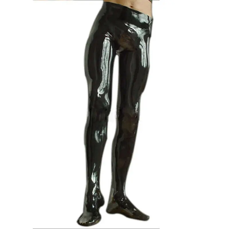 handmade-black-latex-rubber-men-pants-with-socks-gummi-04mm-leggings-customize-plus-size