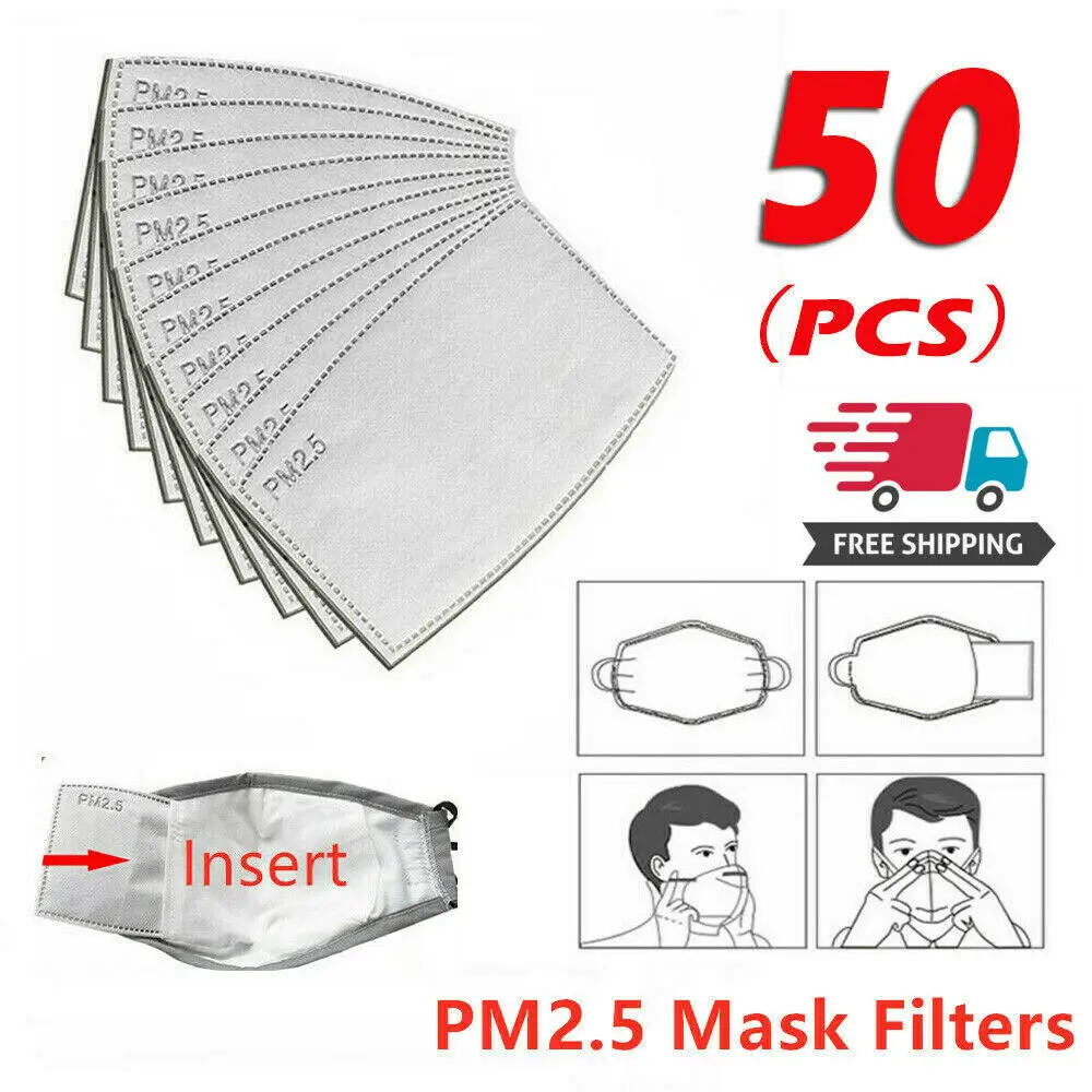 

Hot Sale PM2.5 Filter Paper Anti Haze Mouth Anti Dust Mask Activated Carbon Filter Paper Health Care Drop Shipping