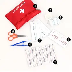 [ Hot Sale ] First Aid kit Waterproof Mini Outdoor Travel Car first aid box Small Medical Box Emergency Survival kit Household