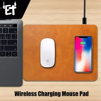 

Dual Use Wireless Charging Mat Mouse Pad for Home Office iPhone Samsung Galaxy S8 Plus S7 S9 Edge Qi Wireless Charger Dock